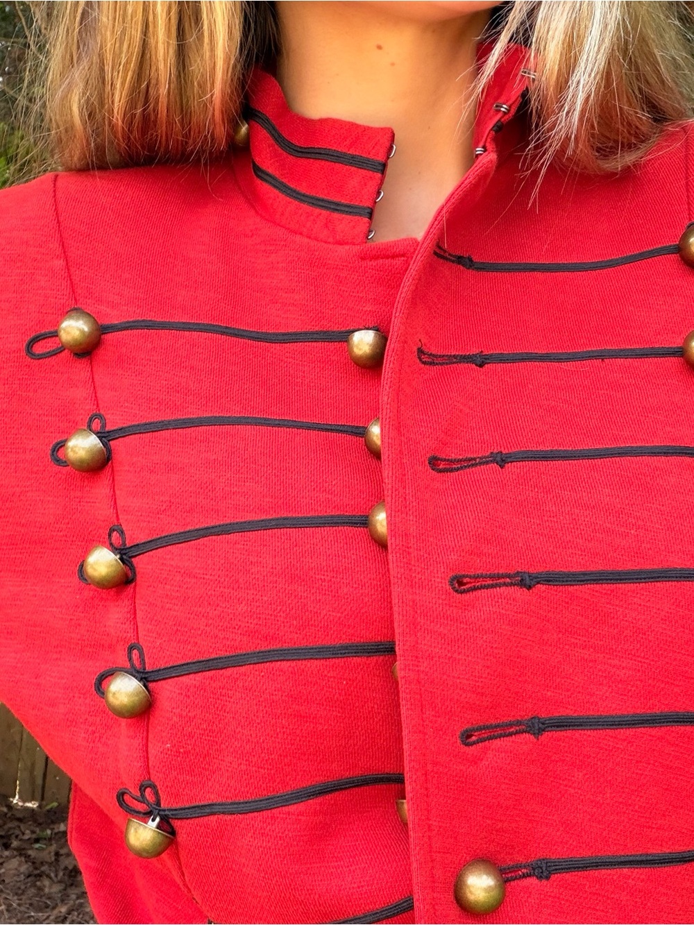 NWT Ralph Lauren Denim & Supply Red Military Officer Band Jacket XL - Picture 3 of 5
